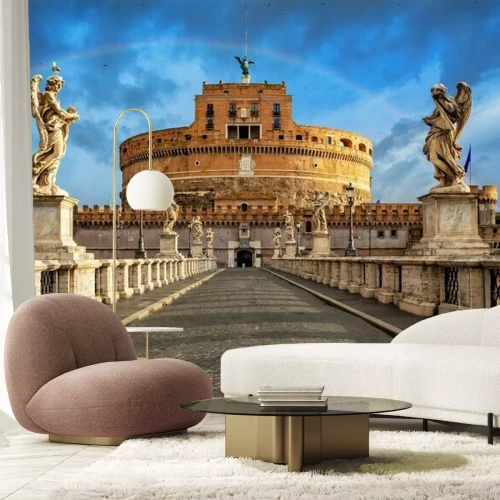 Papier peint  Le château Saint Ange à Rome