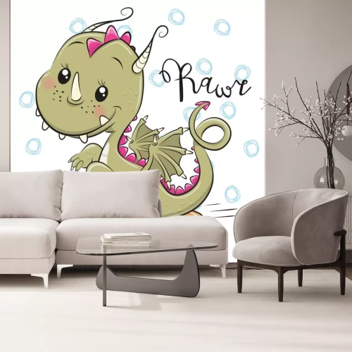 Sticker  Dragon sur un skateboard