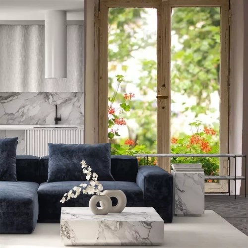 Papier peint  Fenêtre sur le jardin