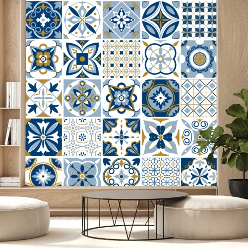 Sticker  Carreaux portugais posés côte à côte