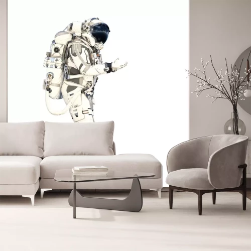 Sticker  Astronaute dans une combinaison spatiale tendant la main