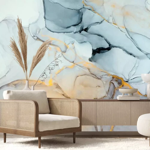 Papier peint  Encre, peinture, résumé. Gros plan de la peinture. Fond de peinture abstraite coloré. Peinture à l'huile très texturée. Détails de haute qualité. Alcool à la peinture abstraite moderne, art contempora