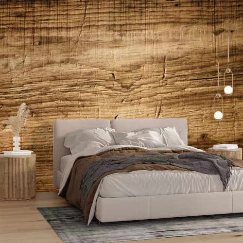 Papier peint  Gros plan sur un fond en bois