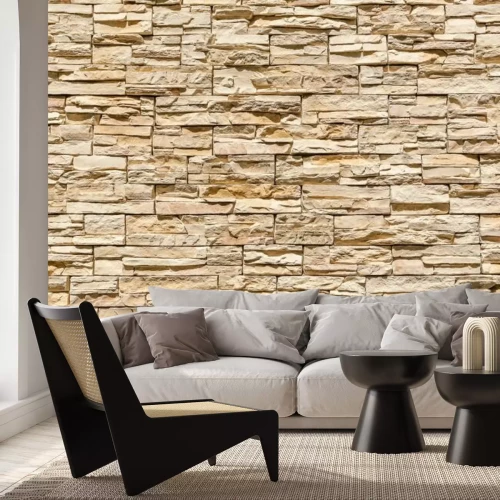 Papier peint  Mur en grès