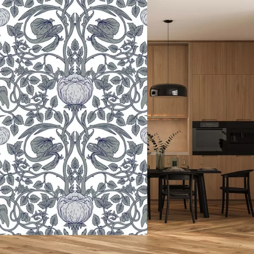 Sticker  Ornement floral dans l'esthétique vintage