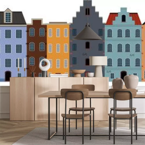 Sticker  Une maison hollandaise traditionnelle