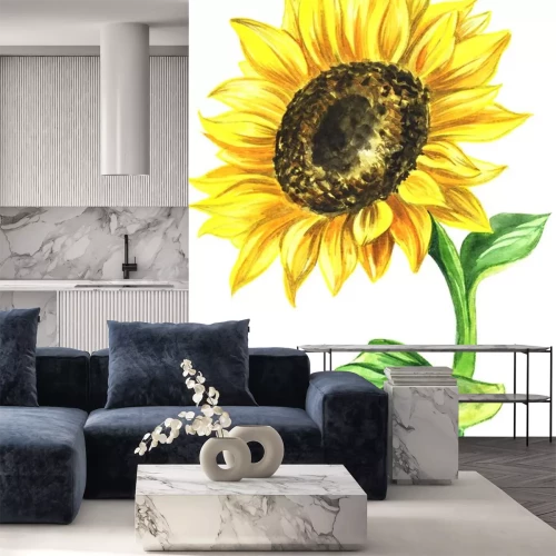 Sticker  Tournesol peint