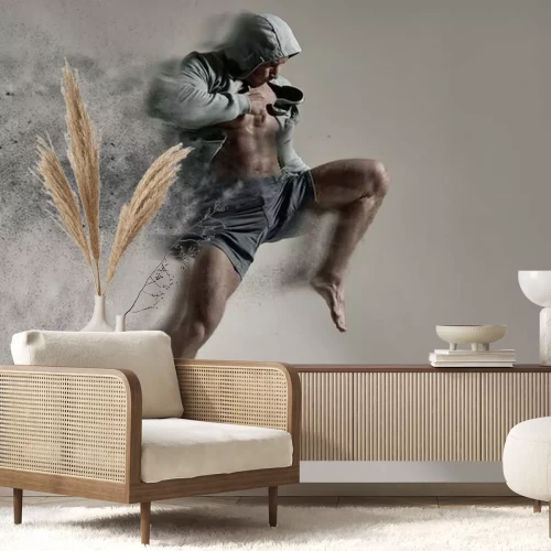 Papier peint  Homme sportif sautant