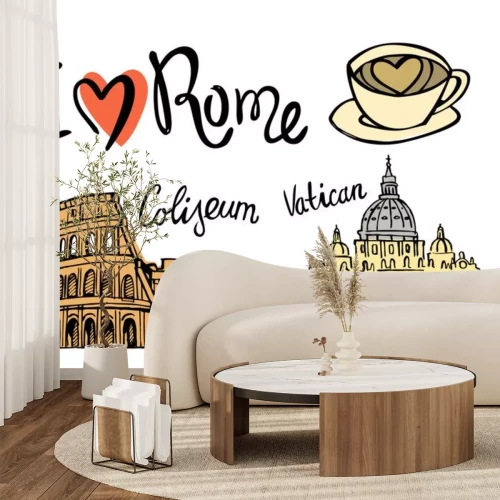 Sticker  Point de repère de Rome sans soudure