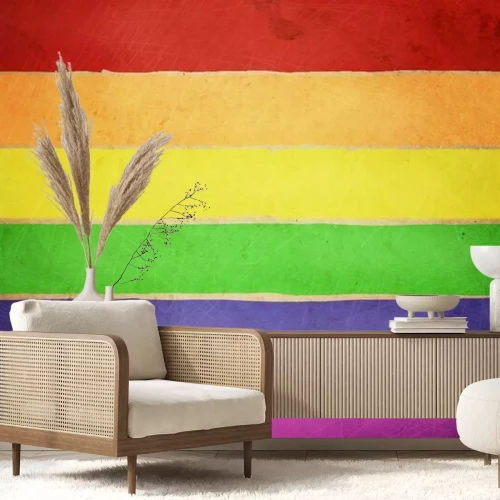 Papier peint  Fond arc-en-ciel