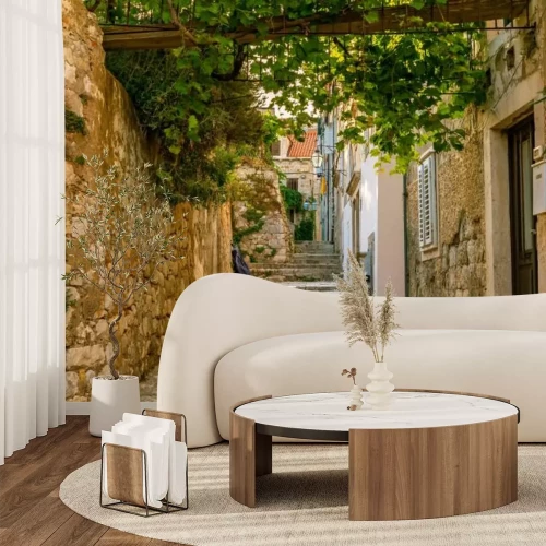 Papier peint  Ruelle pittoresque avec escaliers à Dubrovnik