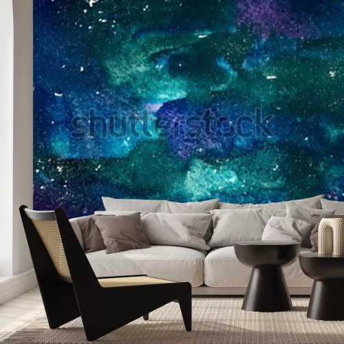 Papier peint  Aquarelle de l'espace