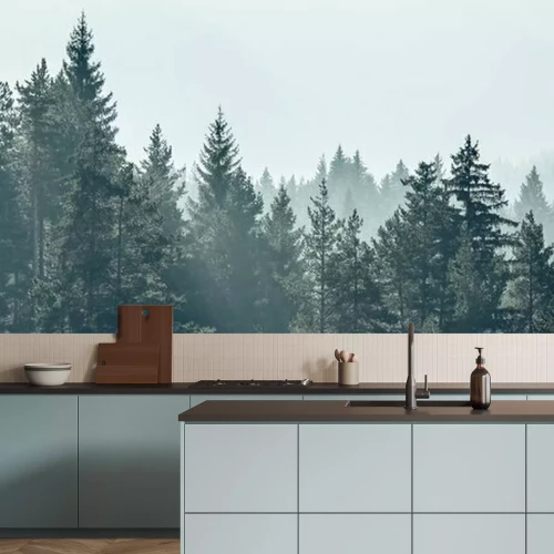 Papier peint  Matin d'automne dans les montagnes