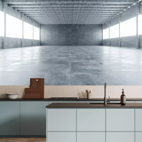 Papier peint  Entrepôt moderne en béton