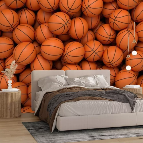 Papier peint  Ballons de basket 3D
