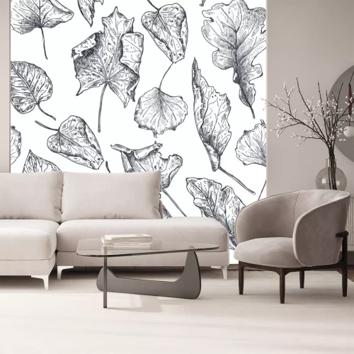 Sticker  Feuilles d'automne sèches