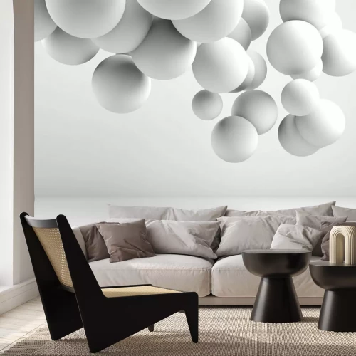 Papier peint  Sphères 3D en lévitation