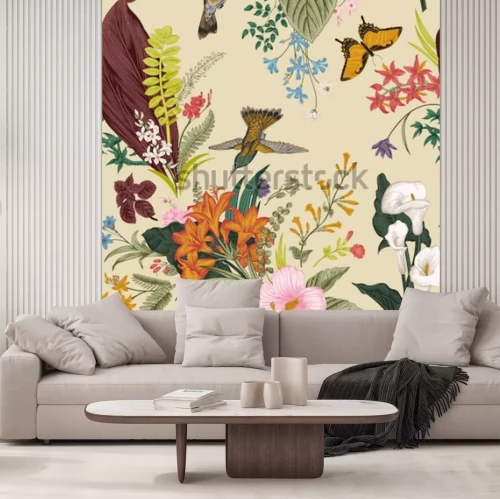 Papier peint  Faune et flore