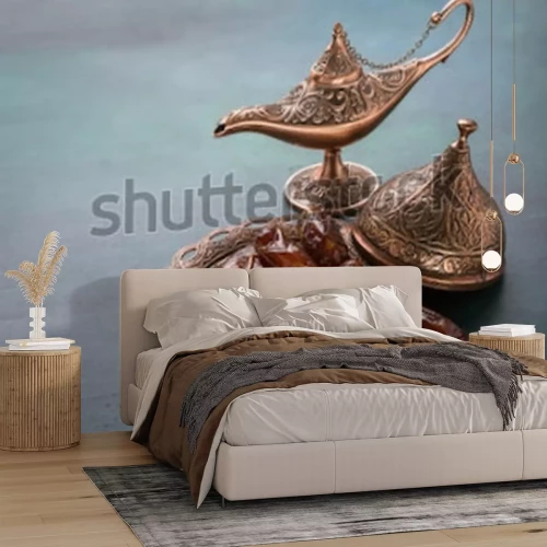 Papier peint  Lampe antique asiatique