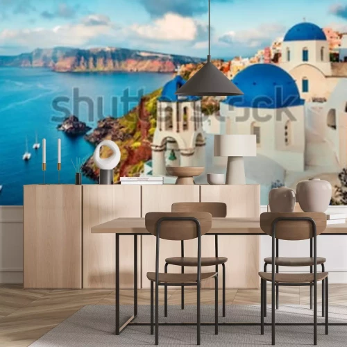 Papier peint  Paysage méditerranéen en Grèce