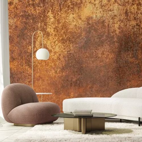 Papier peint  Fond brun rouille avec texture