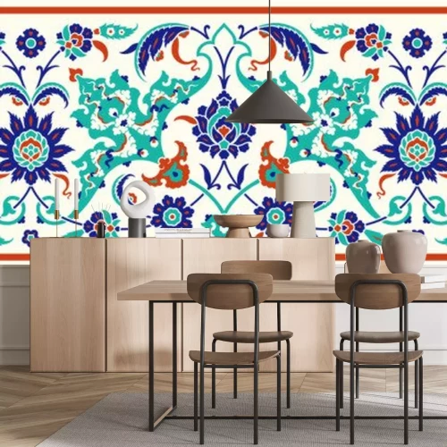 Sticker  Frontière sans couture turco-ottomane traditionnelle