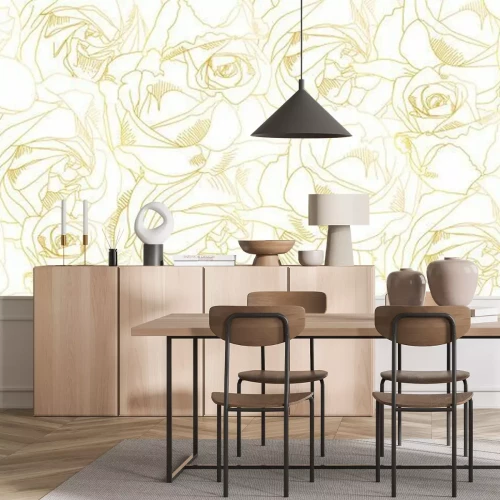 Sticker  Graphismes floraux subtils