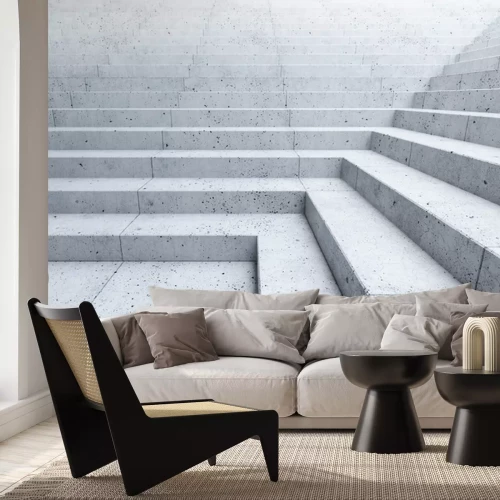 Sticker  escaliers vides dans la ville