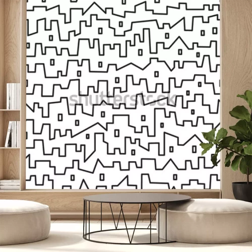 Papier peint  Ville abstraite