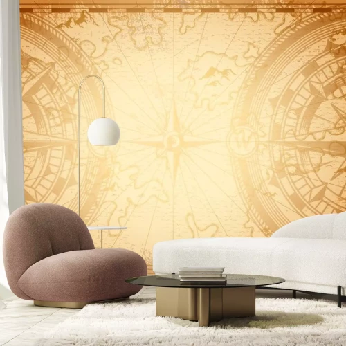 Sticker  Ancien modèle de lumière de carte nautique