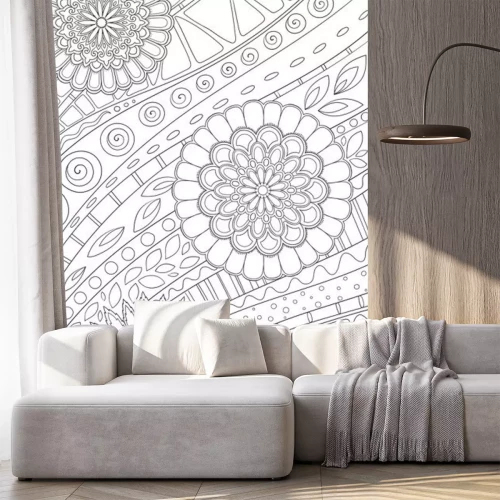 Sticker  Graphiques bicolores avec ornements