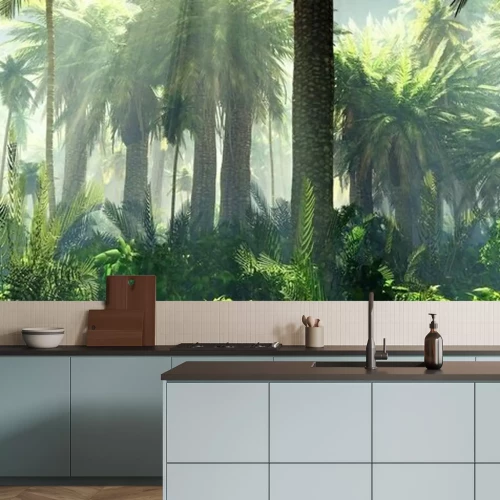 Papier peint  Des palmiers dans la jungle