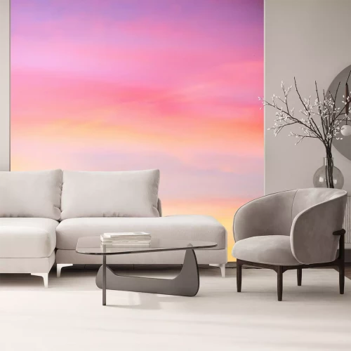 Papier peint  Ciel pastel au coucher du soleil