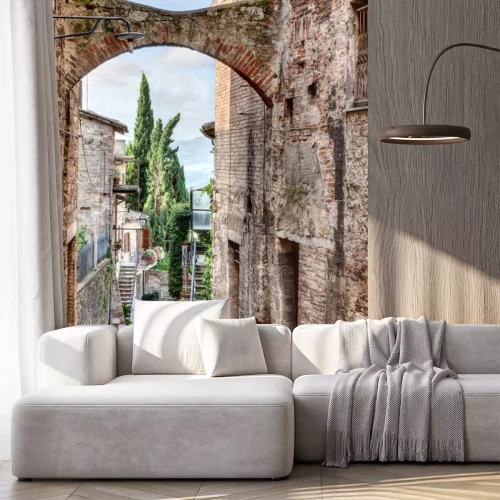 Papier peint  Rétro ruelle à Rome