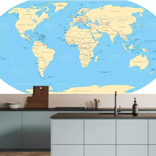 Papier peint  World map