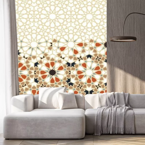 Sticker  Mosaïque multicolore à motif étoile