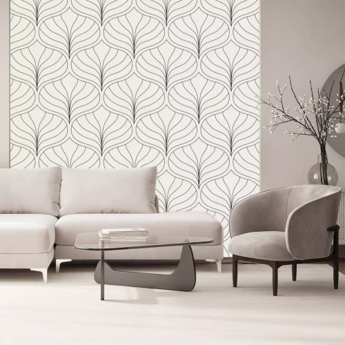 Sticker  Barock-Blätter Muster