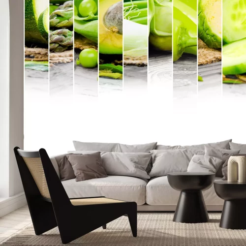 Papier peint  Légumes verts de printemps