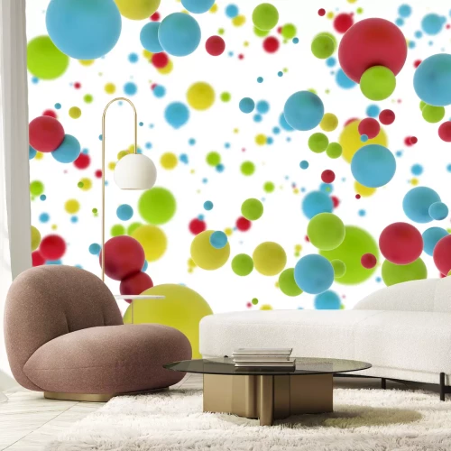 Papier peint  Disposition de couleurs effet de profondeur