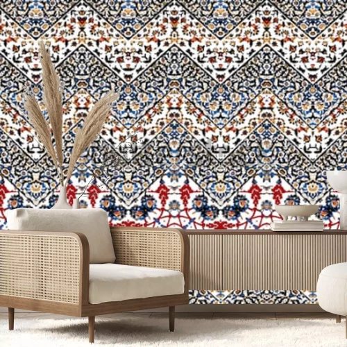 Papier peint  Dessin abstrait coloré