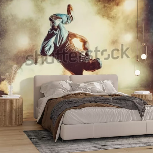 Papier peint  Danse contemporaine jeune homme