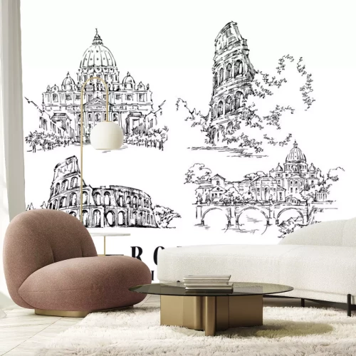 Sticker  Esquisse rom