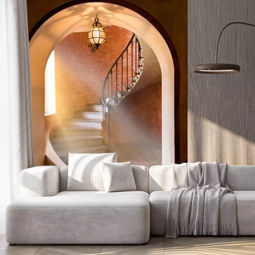 Papier peint  Escalier en colimaçon victorien