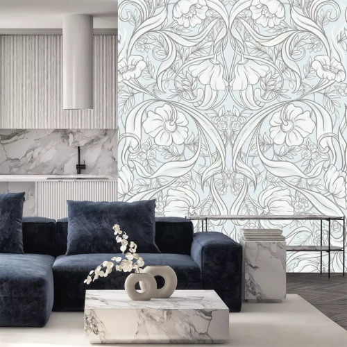 Sticker  Fleurs Art Nouveau