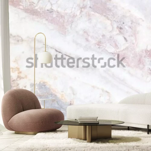 Papier peint  Texture de pierre marbre avec des éléments roses