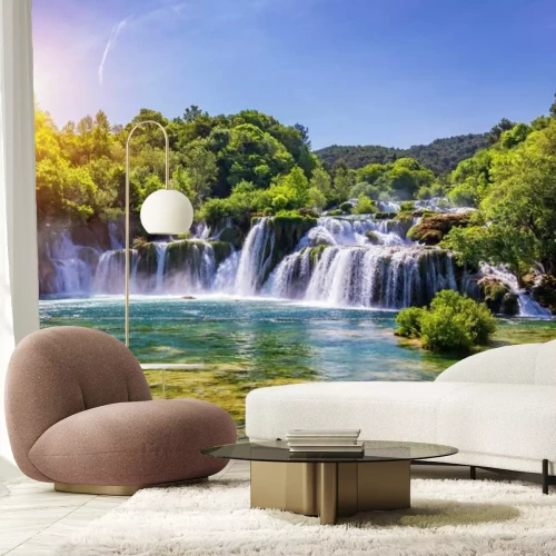 Papier peint  Paysage de la cascade Skradinski Buk