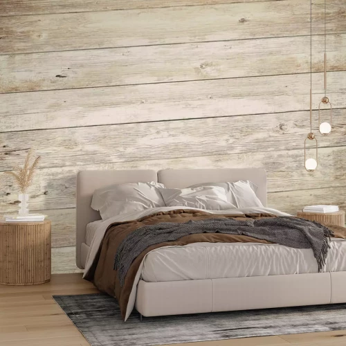 Papier peint  Panneaux en bois délicats