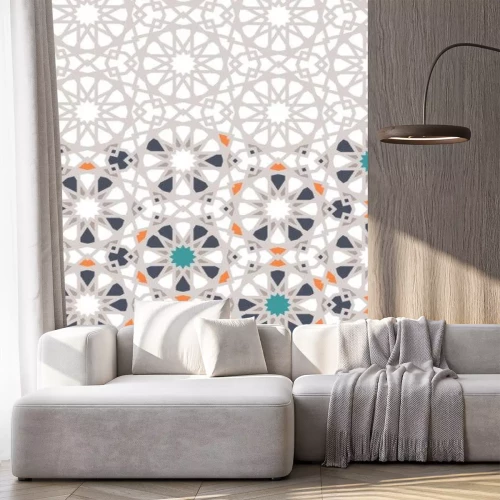 Sticker  Mosaïque avec étoiles en cercles