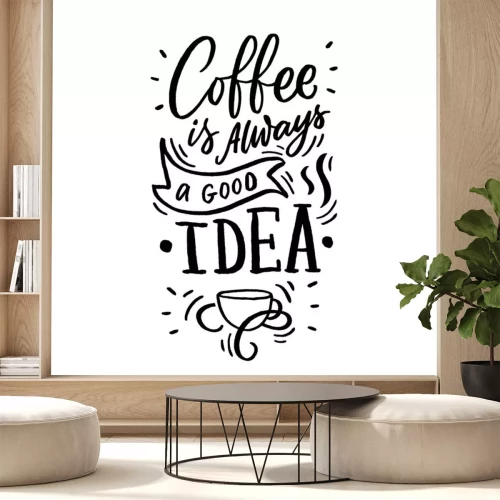 Sticker  Inscription du mot de passe lié au café