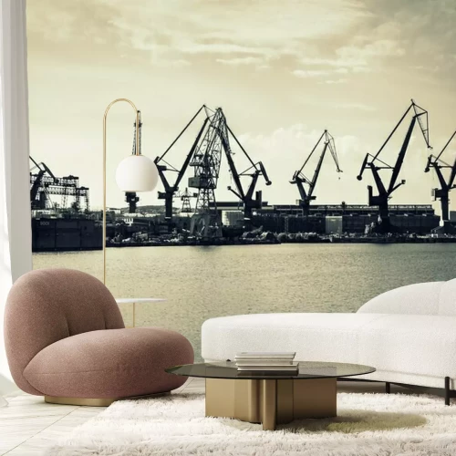 Papier peint  Architecture urbaine chantier naval de Dantzig